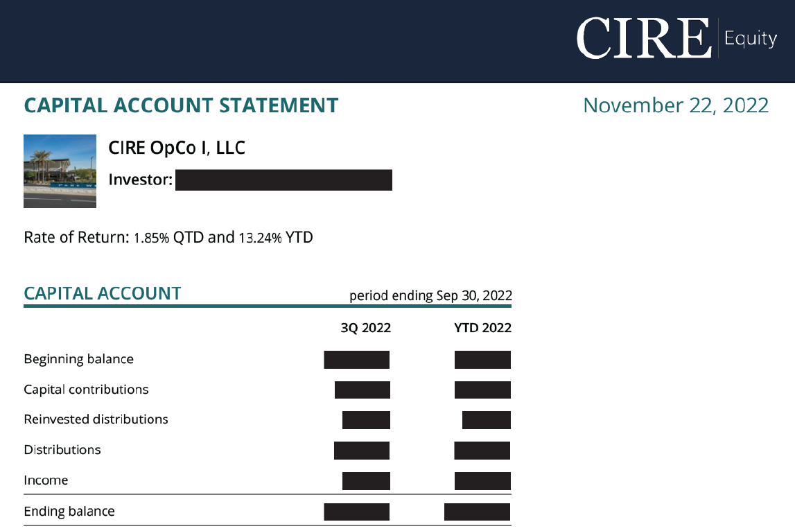 capital account statement example capital account statement example