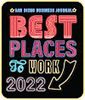 San Diego Business Journal 2022 Best Places to Work Award Badge