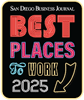 San Diego Business Journal 2025 Best Places to Work Award Badge